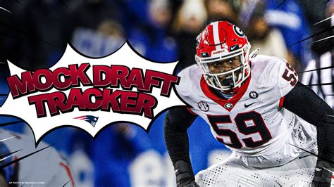 2023 New England Patriots NFL Mock Draft Tracker