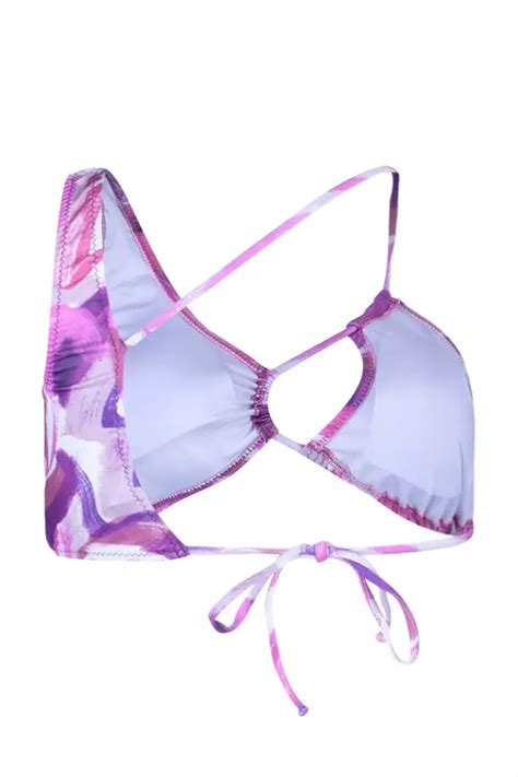 Buy Trendyol Pattern Bikini Top With Cutout 2024 Online ZALORA