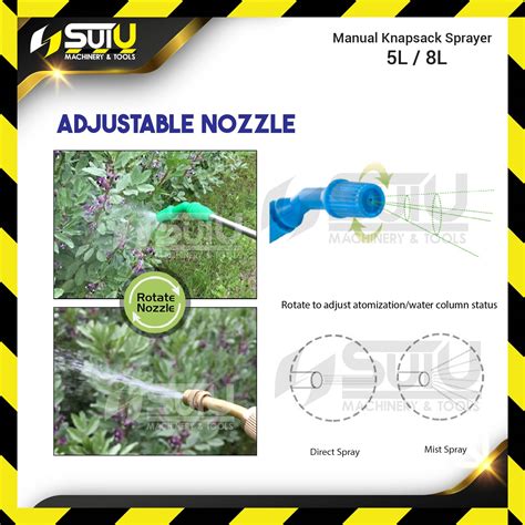 8l Manual Knapsack Sprayer Pressure Sprayer Chemical Sprayer Car Workshop Equipment Inflator