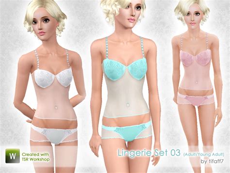 The Sims Resource Lingerie Set