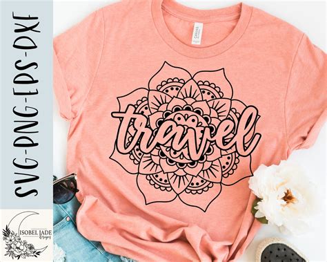 Travel Mandala Svg Vacation Svg Travel Svg Boho Svg Vacay Etsy