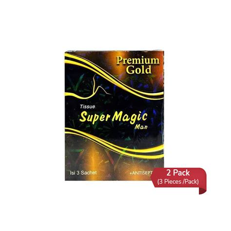 Tissue Super Magic Man Premium Gold Pack Pieces Pack Hemat