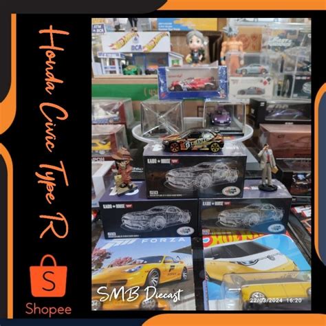 HOT WHEELS HONDA 風火輪 本田思域 TYPE R EK 霓虹飛車丟失 蝦皮購物