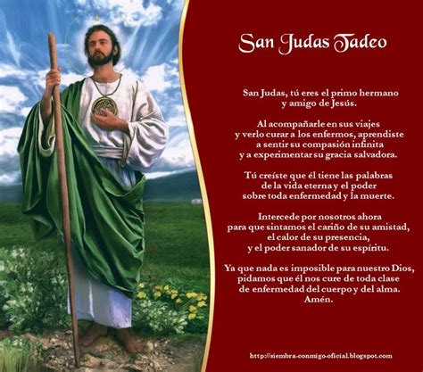 Oracion De San Judas Tadeo Esportfolios