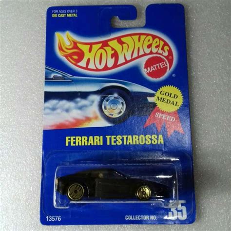 Promo Hot Wheels Ferrari Testarossa Collector No Gold Medal Speed