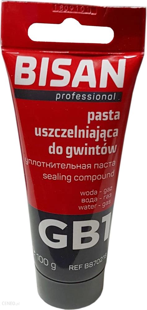 Bisan Pasta Uszczelniająca Do Gwintów 100G BIS100G Opinie i ceny na