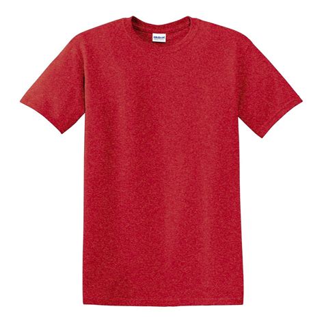 Gildan 5000 Heavy Cotton T-Shirt - Heather Red | FullSource.com