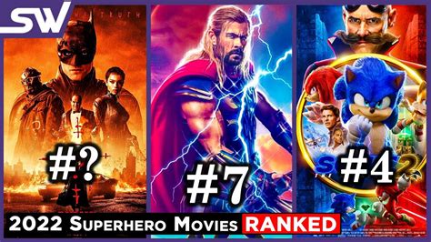 All Superhero Movies Of Ranked From Worst To Best Youtube