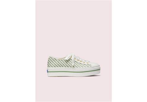 Keds X Kate Spade New York Triple Up Multi Woven Sneakers Kate Spade New York