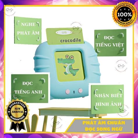 Mua Máy Đọc Thẻ FlashCard Song Ngữ Anh Việt 112 Thẻ 224 Từ Vựng Nâng