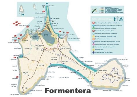 Formentera travel map - Ontheworldmap.com