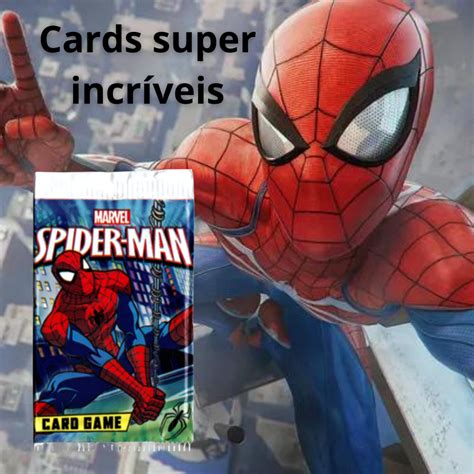 Kit CARD SPIDER MAN 40 Card Spider Man Cards Homem Aranha Cartinhas