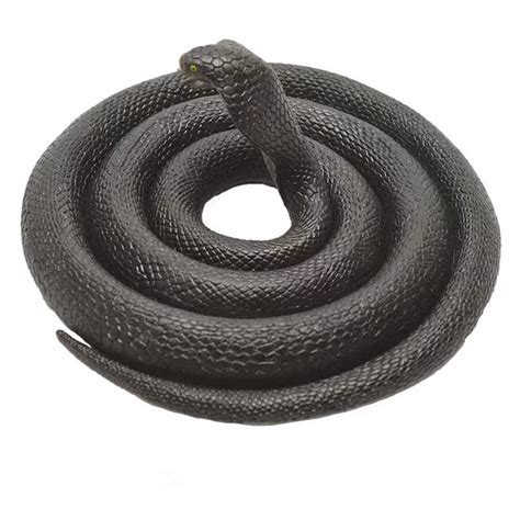 Fouua Realistic Rubber Snake Scary Fake Snake To Keep Birds Away