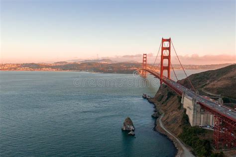 Beautiful Shot Of Famous Golden Gates Bridge Of San Francisco