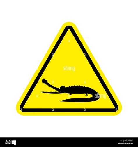 Crocodile Warning Safety Sign Hi Res Stock Photography And Images Alamy