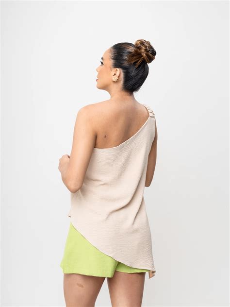 Blusa Eliza Nude AERREE