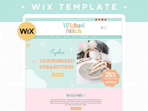 Wix Website Template, Wix Online Store Theme, Creative Wix Theme, Wix ...