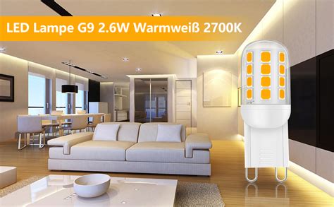 Yzzyzz G Led Lampe Warmwei K Leuchtmittel W Entspricht W