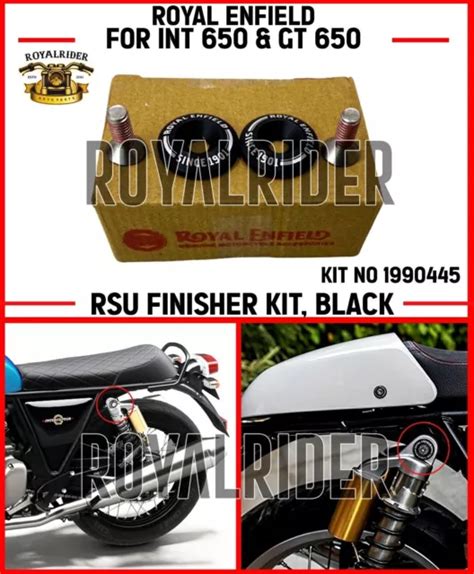 SE ADAPTA AL KIT DE ACABADO RSU NEGRO De Royal Enfield Para