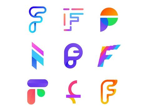 Alphabet Logo Design F Letter Logo Design By Eashin Arafath On