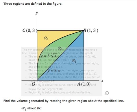 Solved Three Regions Are Defined In The Figure C Chegg