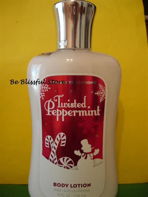 Bath & Body Works Twisted Peppermint Lotion Full Size 8 oz