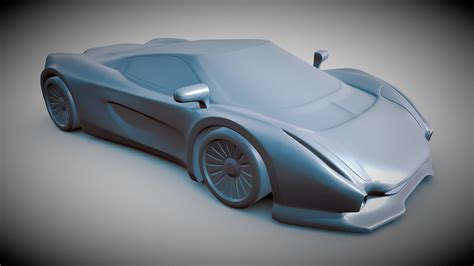 Supercar Concept 3d Printable Buy Royalty Free 3D Model By Koleos3d