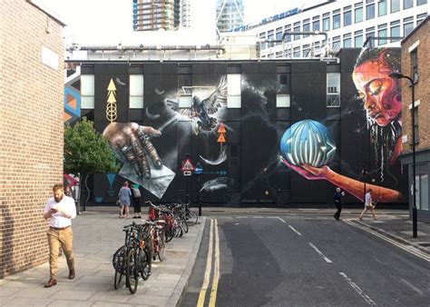 Epic New Mural In Shoreditch Shoreditch Street Art Tours London