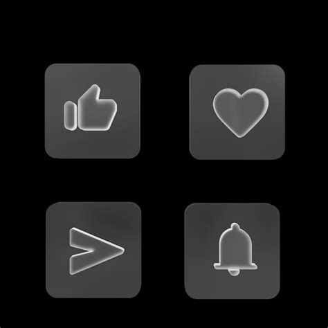 Conjunto De Iconos D Como Notificaci N De Amor Y Env O De Color De