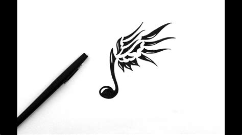 Comment Dessiner Une Note De Musique YouTube