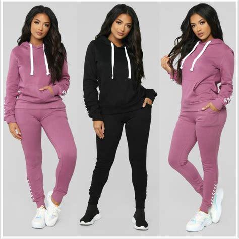 2020 Women Sport Suits Printed Tracksuits Long Sleeve Casual Sportwear