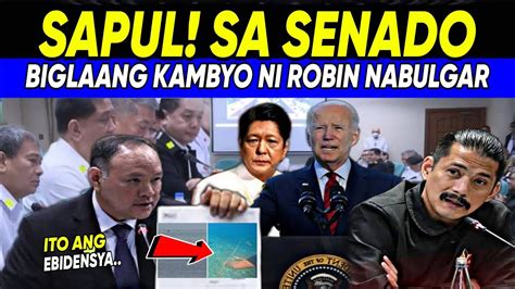 Kakapasok Lang Matindi To Sec Gibo Bumwelta Nabulgar Sen Robin