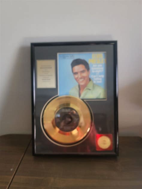 Elvis Presley Special Edition 24K Gold Plated Record Are You Lonesome