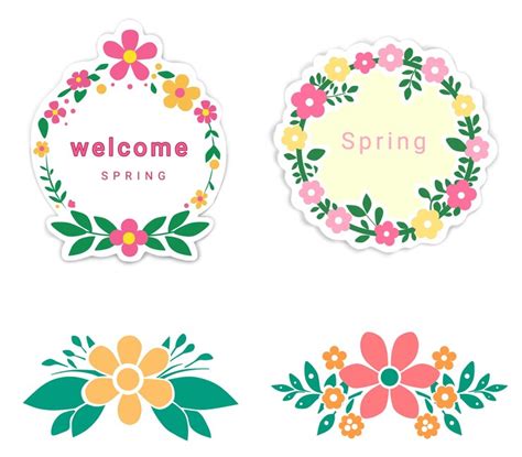 Premium Photo Pastel Color Spring Flower Frame Clip Art