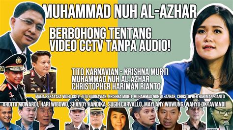 MUHAMMAD NUH AL AZHAR MENIPU LAGI DI SIDANG TTG VIDEO CCTV TAK REKAM