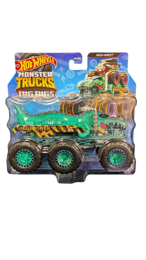 Hot Wheels Monster Trucks Big Rigs Mega Wrex Walmart