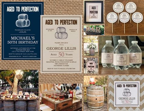 AGED to PERFECTION Wine BARREL Tasting // Birthday - Etsy