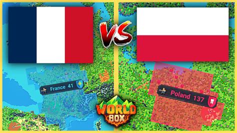 Worldbox Timelapse France Vs Poland Years Youtube