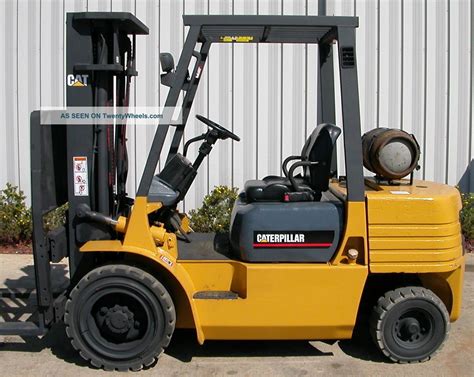 Caterpillar Model Gp30 1996 6000lbs Capacity Lpg Pneumatic Tire Forklift