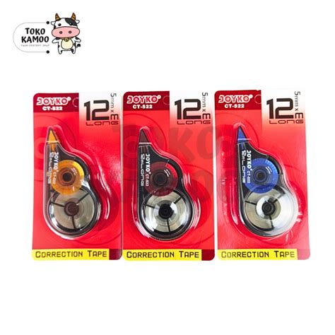 Jual Correction Tape Joyko Ct Tipex Kertas Roll Pita Koreksi Tip