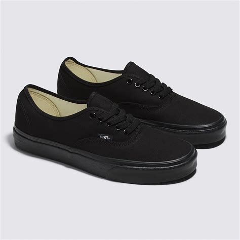 Vans | Authentic Shoes | Black/Black – Icons of Surf