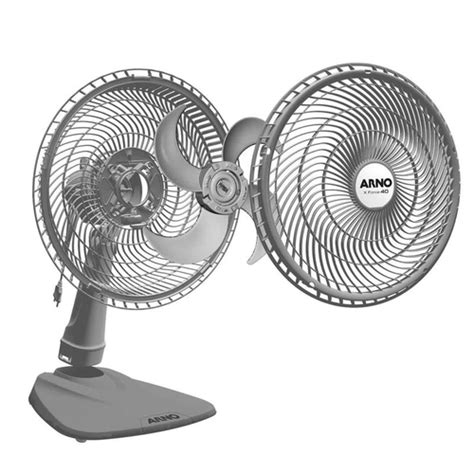 Ventilador De Mesa Arno Vepx Xforce 40cm 4 Pás Cinza 127V em Promoção