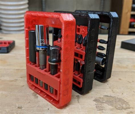 Lid Storage Tool Storage 3d Printing Machine Print Ideas 3d Prints Wrench Tool Box Milwaukee