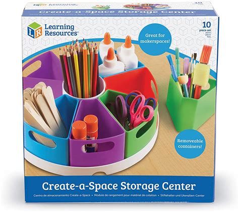 The Homeschool Stationery Station Storage Center Learning Resources