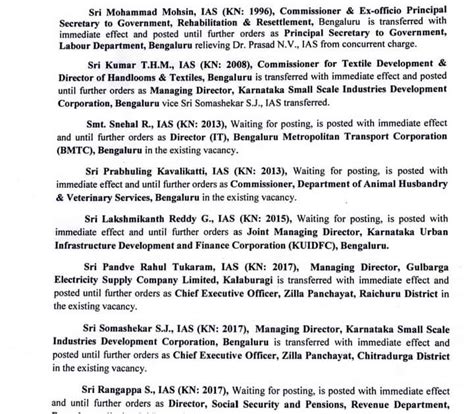 Ias Officers Transfer Order Dated 08 08 2023 Jnyanabhandar