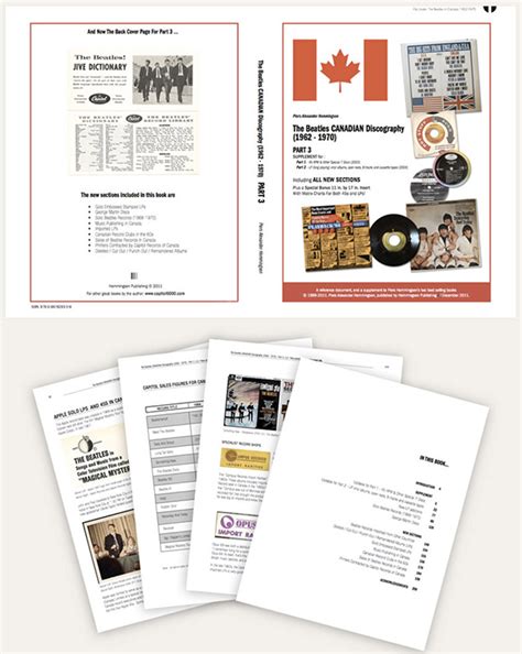 The Capitol 6000 Website The Beatles Canadian Discography Part 3