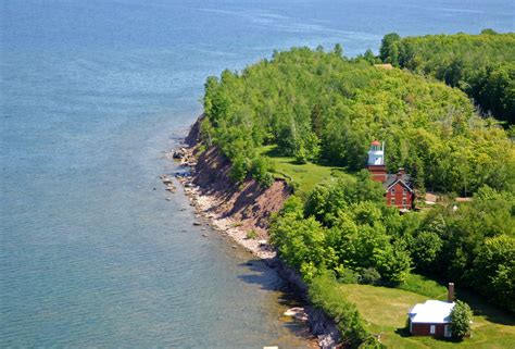 Big Bay Point Lighthouse In Big Bay Mi United States Lighthouse