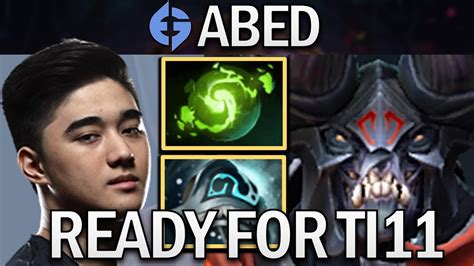 Doom Dota 2 Gameplay EG Abed Practicing New Heroes For TI11 Dota