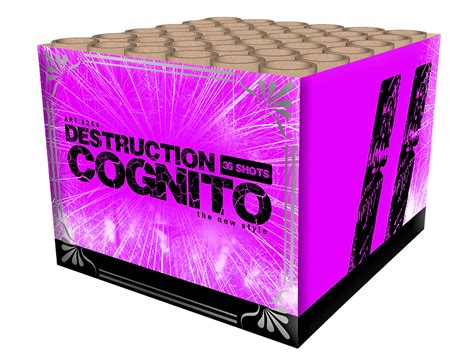 Destruction Cognito 36 Schuss Feuerwerksbatterie 25mm KATAN FWK