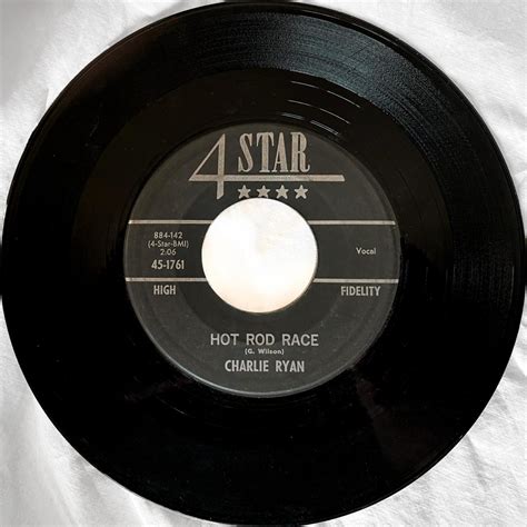 Charlie Ryan Hot Rod Lincoln Hot Rod Race 1963 Original 45 RPM